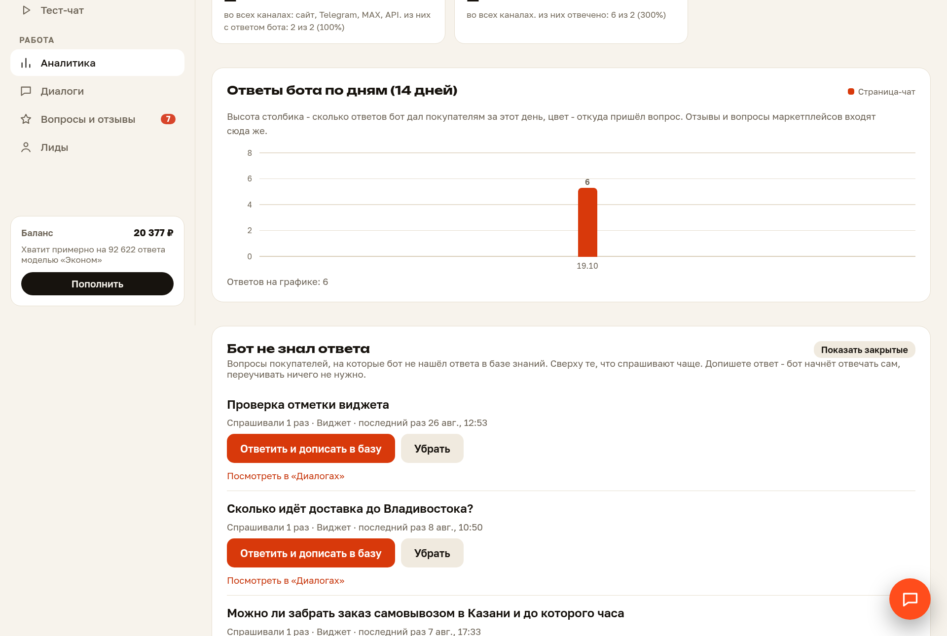 Аналитика